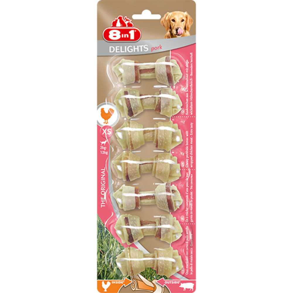 8in1 DELIGHTS pork XS 7pcs 36 XG