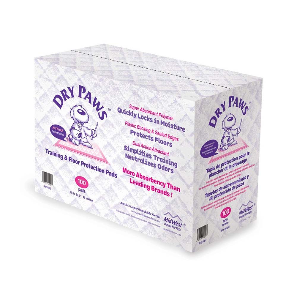 MW Dry Paws SM Pads 100/Bags