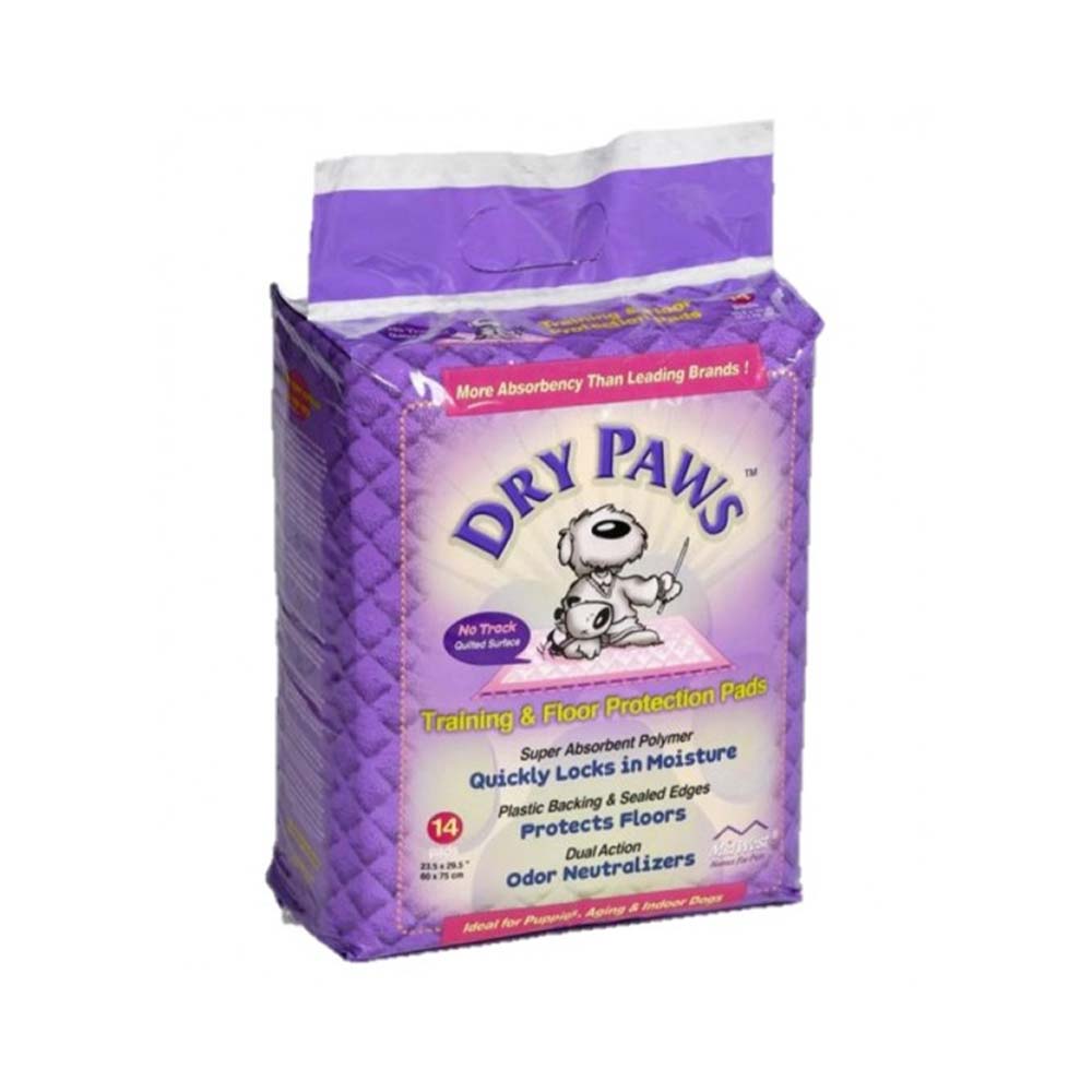MW Dry Paws LG Pads 14/Bags