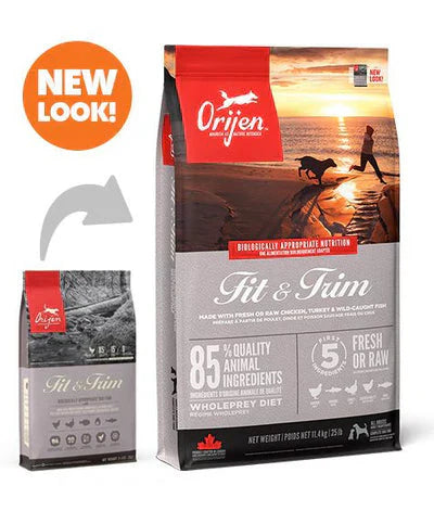 Orijen Fit & Trim Adult Dry Dog Food - 11.4KG