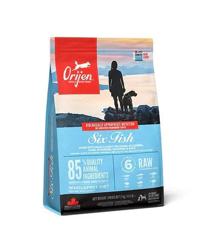 Orijen Six Fish Adult Dry Dog Food - 2KG