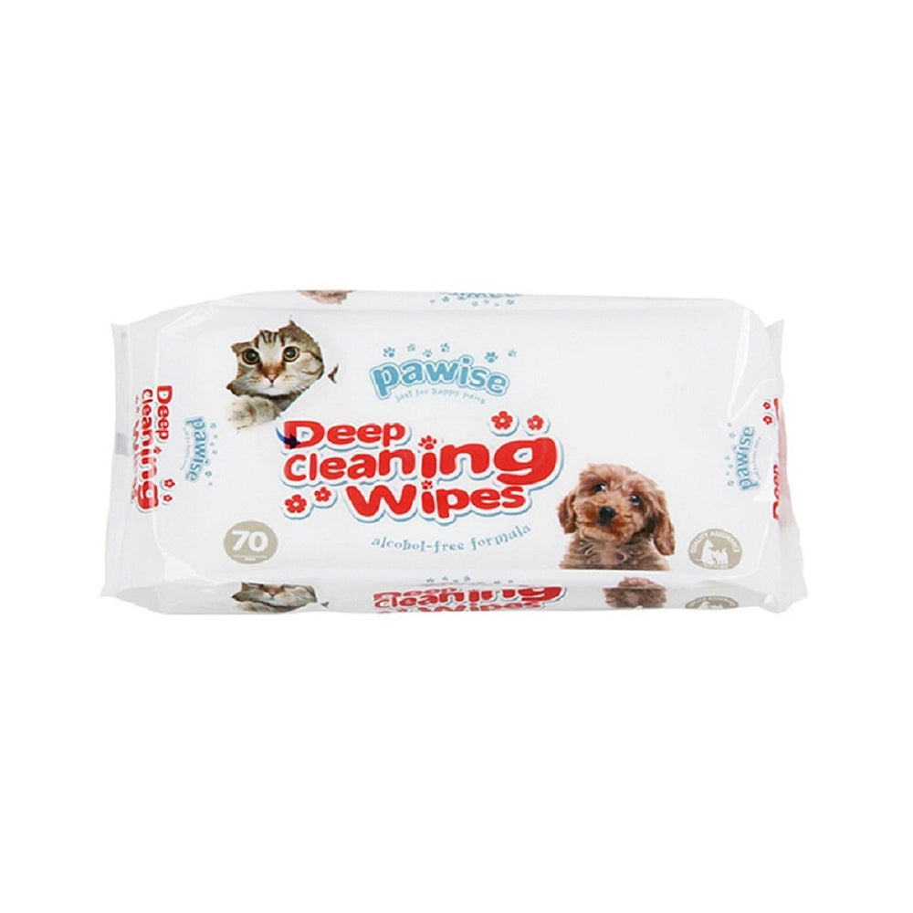 Pawise 70pcs Deep cleaning wipes