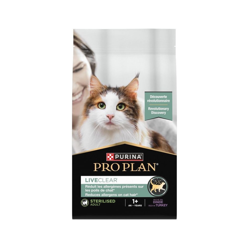 Purina Pro Plan LiveClear Turkey Flavor Sterilised Adult Dry Cat Food