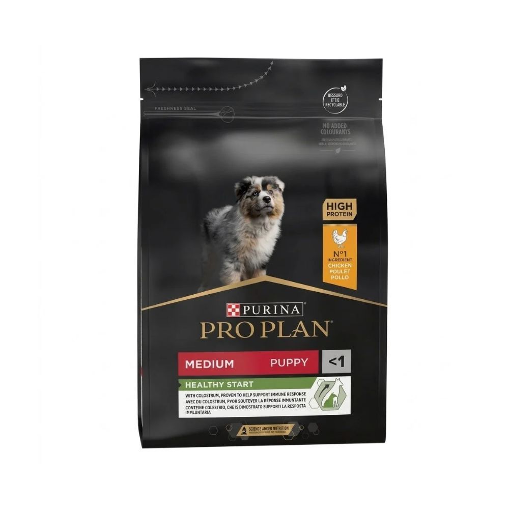 Purina Pro Plan Healthy Start Medium Puppy with Chicken Dry Dog Food - 3 Kg