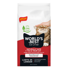 World's Best Multiple Cat Clumping Litter Unscented3.63 KG