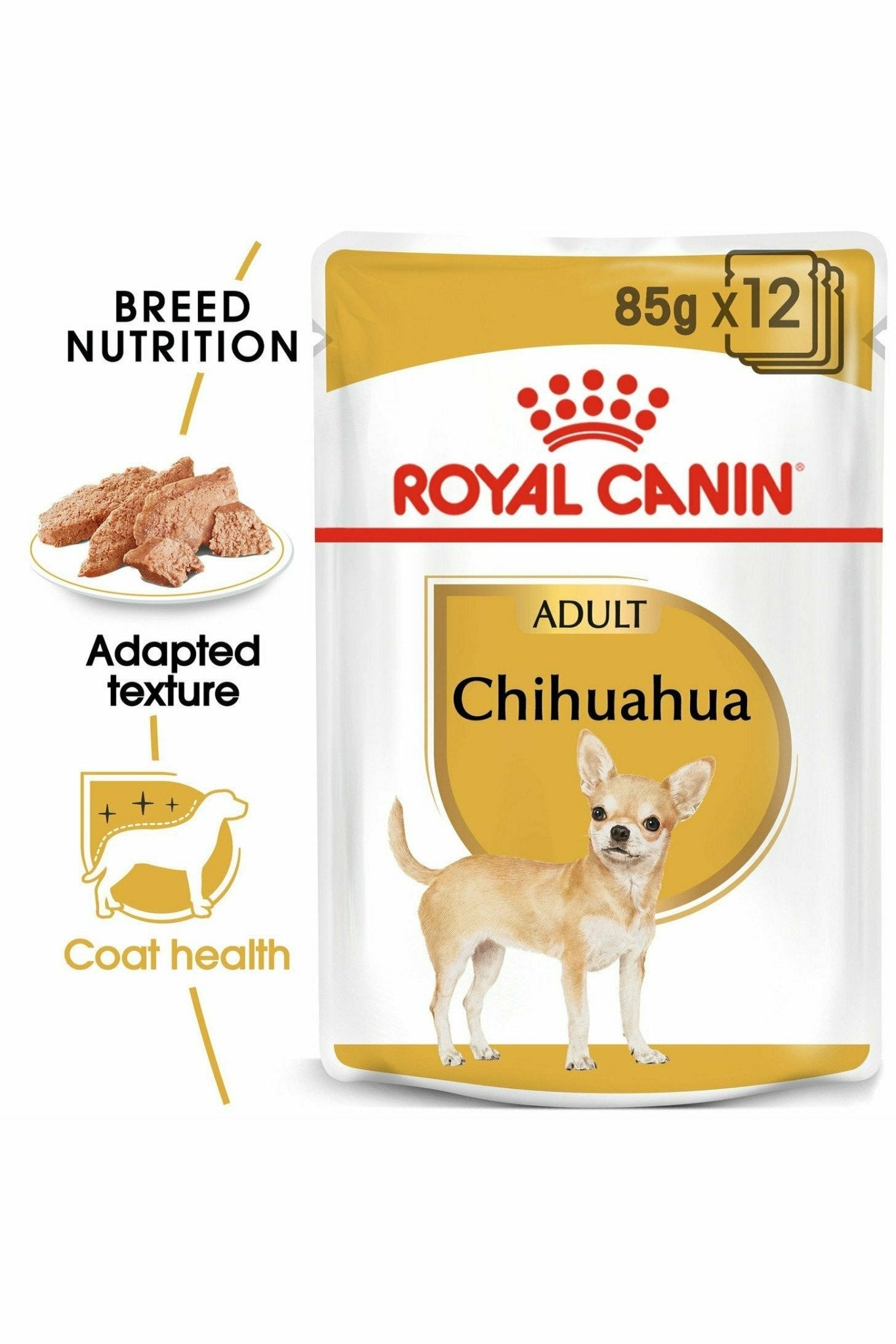 Royal Canin Breed Health Nutrition Chihuahua Adult (Wet Food - Pouches) 12 x 85 g