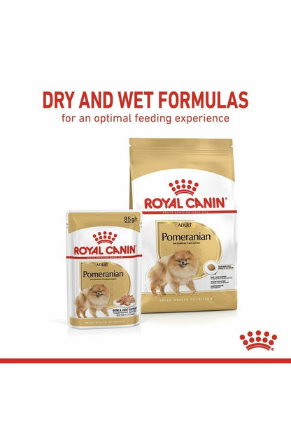 Royal Canin Breed Health Nutrition Pomeranian (Wet Food - Pouches) 12 x 85 g