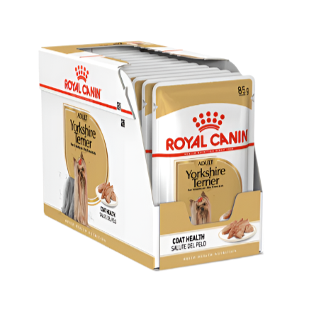 Royal Canin Breed Health Nutrition Yorkshire Adult (Wet Food - Pouches) 12 x 85 g