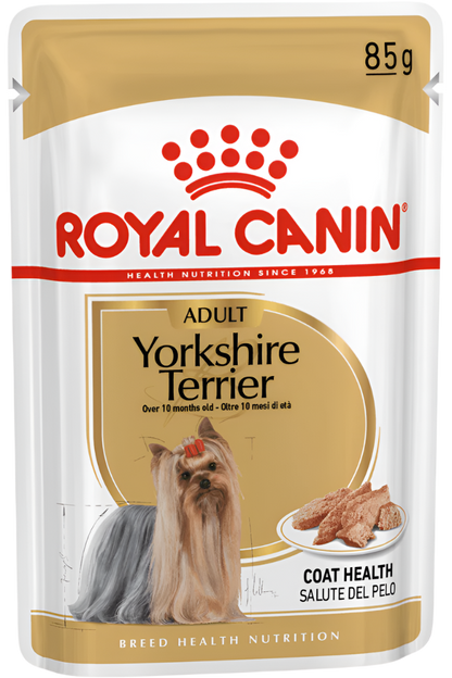 Royal Canin Breed Health Nutrition Yorkshire Adult (Wet Food - Pouches) 12 x 85 g