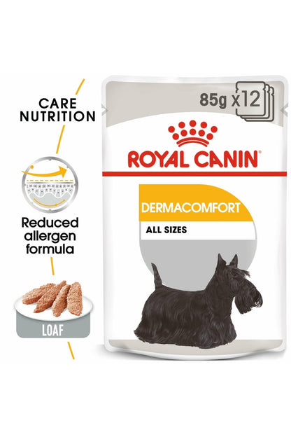 Royal Canin Canine Care Nutrition Dermacomfort (Wet Food - Pouches) 12 x 85 g
