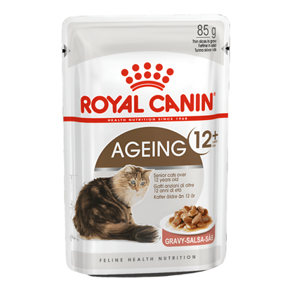 Royal Canin Feline Health Nutrition Ageing 12+ Jelly (Wet Food - Pouches) 12 x 85 g