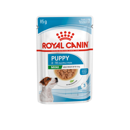 Royal Canin Size Health Nutrition Mini Puppy (Wet Food - Pouches) 12 x 85 g