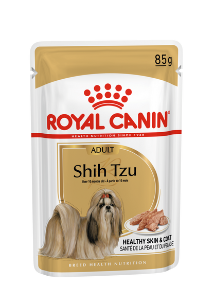 Royal Canin Breed Health Nutrition Shih Tzu (Wet Food - Pouches) 12 x 85 g