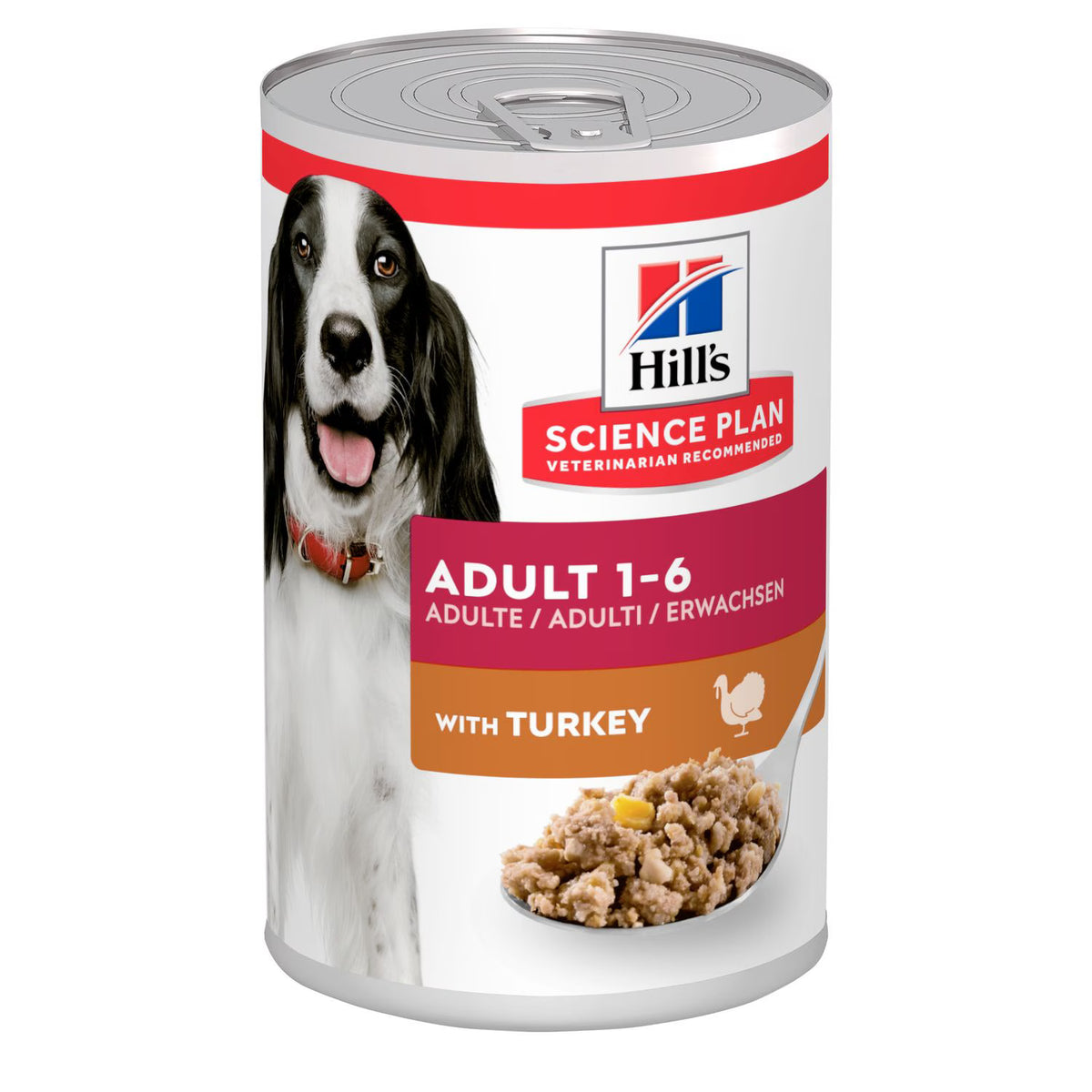 HillÃƒÆ’Ã‚Â¢ÃƒÂ¢Ã¢â‚¬Å¡Ã‚Â¬ÃƒÂ¢Ã¢â‚¬Å¾Ã‚Â¢s Science Plan Adult Dog Wet Food with Turkey (12x370g)