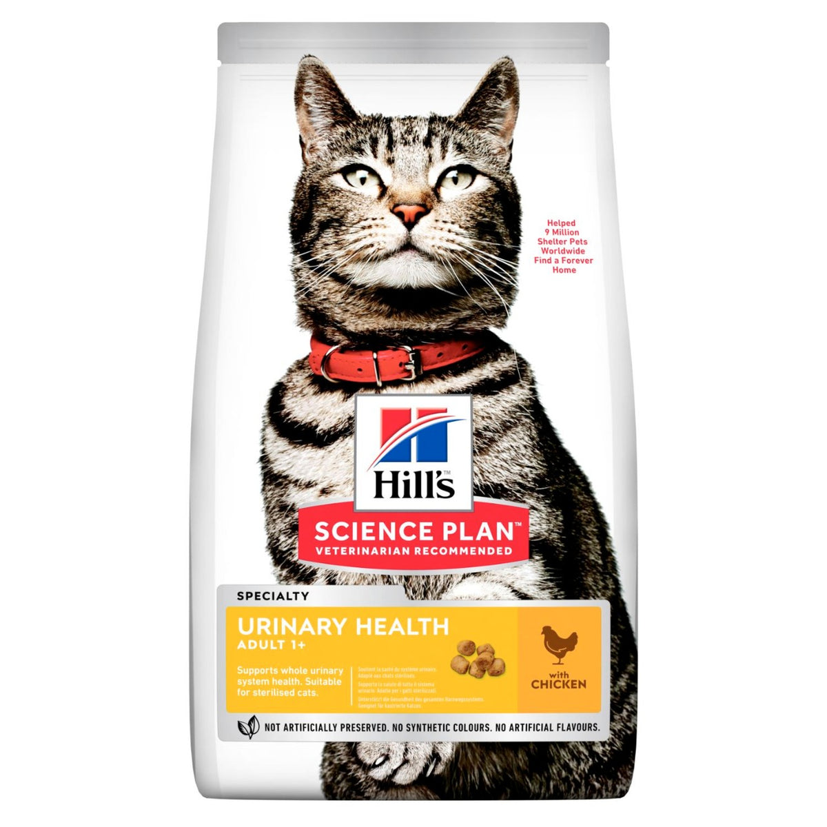 HillÃƒÆ’Ã‚Â¢ÃƒÂ¢Ã¢â‚¬Å¡Ã‚Â¬ÃƒÂ¢Ã¢â‚¬Å¾Ã‚Â¢s Science Plan Urinary Health Adult Cat Food with Chicken (1.5kg)