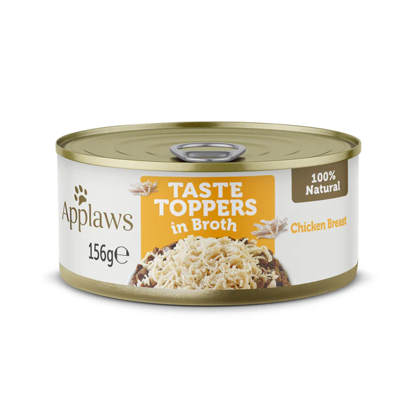 Applaws Taste Toppers in Broth Chicken Wet Dog Food 156g Tin