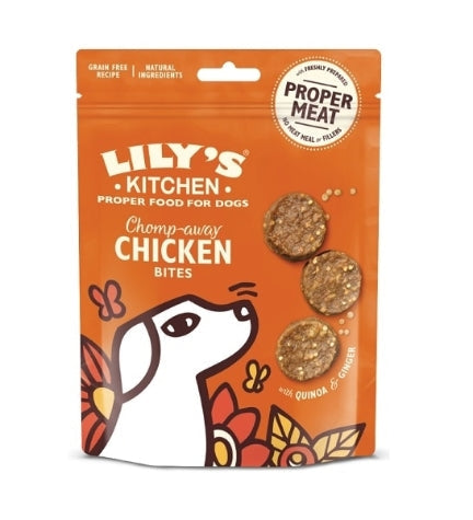 Lily's Kitchen Chomp-Away Chicken Bites - 70G