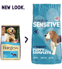 Burgess Sensitive Dry Puppy Food - 12.5KG