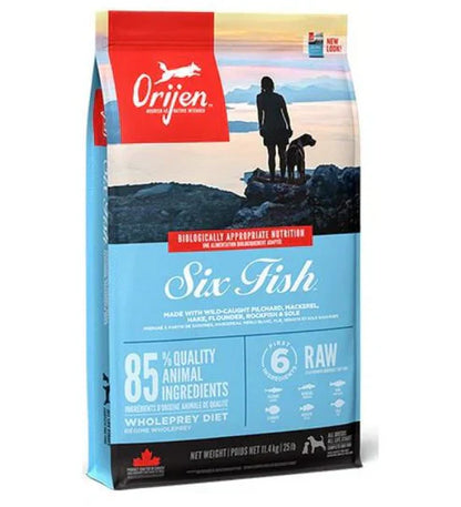 Orijen Six Fish Adult Dry Dog Food - 6KG