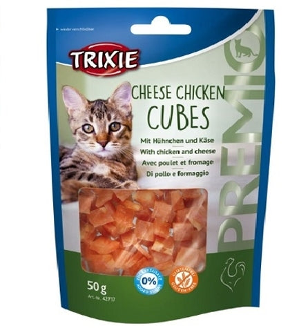 Trixie Premio Cheese Chicken Cubes Cat Treats - 50G