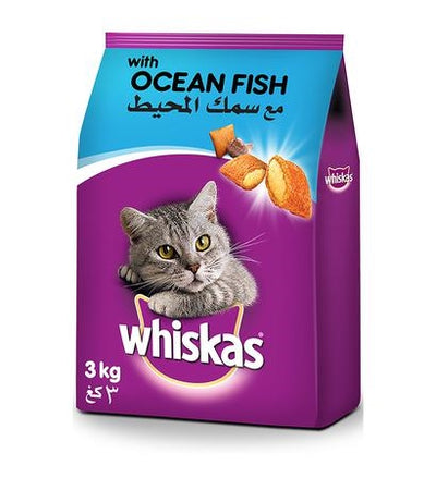 Whiskas Adult Ocean Fish Dry Cat Food - 1.2KG