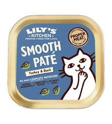 Lily's Kitchen Turkey & Duck Pate Wet Cat Food Box 19x85G