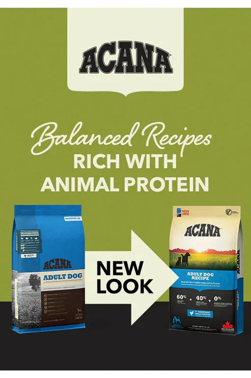Acana Adult Dog Recipe Dry Dog Food - 2KG
