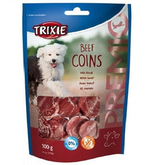 Trixie Premio Beef Coins Dog Treats - 100G