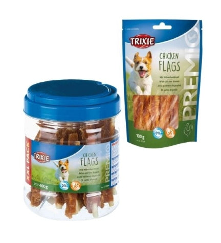 Trixie Premio Chicken Flags Dog Treats - 400G
