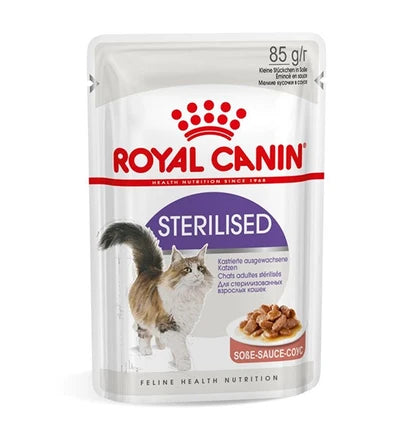 Royal Canin Sterilised in Gravy Wet Cat Food 85g Pouch
