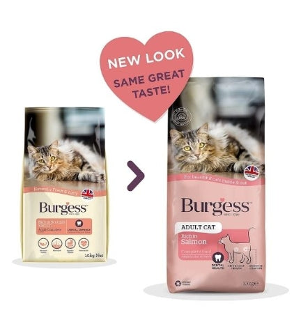 Burgess Complete Scottish Salmon Adult Cat Dry Food - 10KG