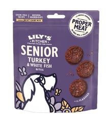 Lily's Kitchen Turkey & Whitefish Senior Dog Treats - 70G