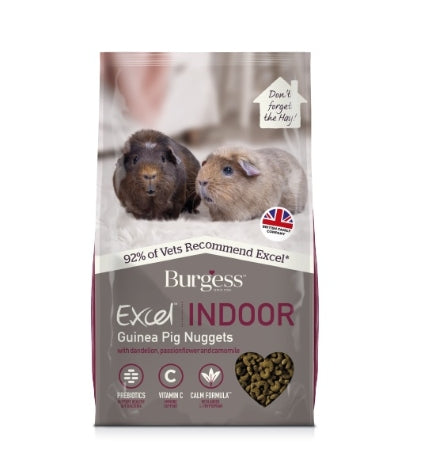 Burgess Excel Indoor Guinea Pig Nuggets - 1.5KG