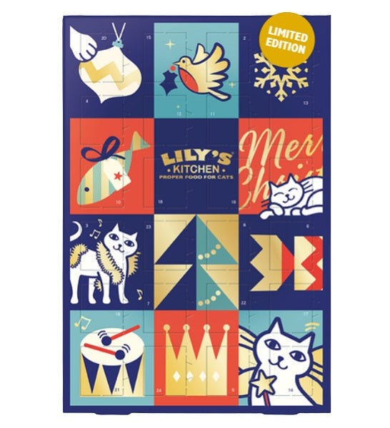 Lily's Kitchen Christmas Cat Advent Calendar - 42G