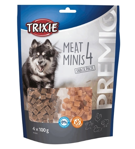 Trixie Premio 4 Meat Minis Dog Treats - 4X100G