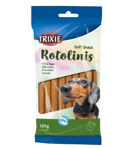 Trixie Rotolinis Poultry Dog Treats - 120G