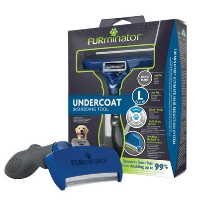 FURminator Undercoat DeShedding Tool for Small Long Hair Dogs Small