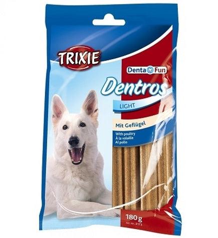 Trixie Denta Fun Dentros Poultry Dog Treats - 180G