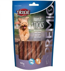 Trixie Premio Rabbit Sticks Dog Treats - 100G