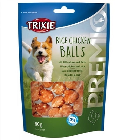 Trixie Premio Rice Chicken Balls Dog Treats - 80G
