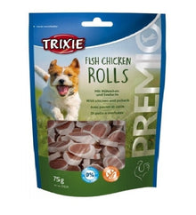 Trixie Premio Fish Chicken Rolls Dog Treats - 75G