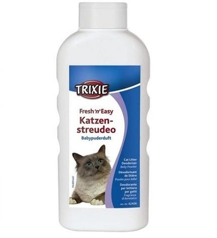 Trixie Fresh'n'Easy Baby Powder Cat Litter Deodorizer - 750G