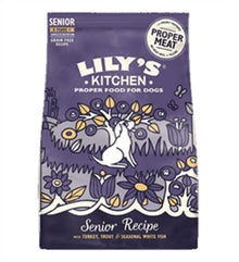 Lily's Kitchen Senior Recipe Turkey Adult 8+ Dry Dog Food - 7KG