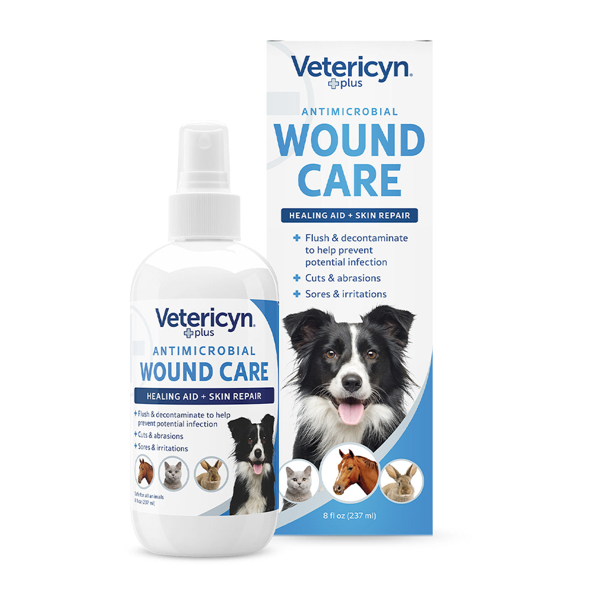 Vetericyn Plus® Antimicrobial All Animal Wound and Skin Care - 8oz
