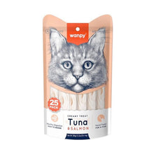 Wanpy Creamy Lickable Cat Treats - Tuna &amp; Salmon - 25P