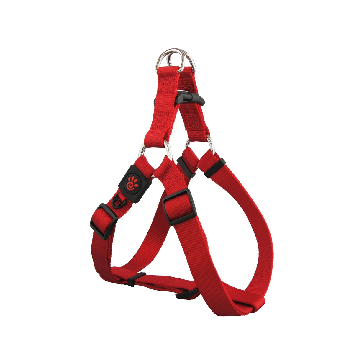 Doco Medium Black & Red Nylon Dog Harness (53-77x2cm)