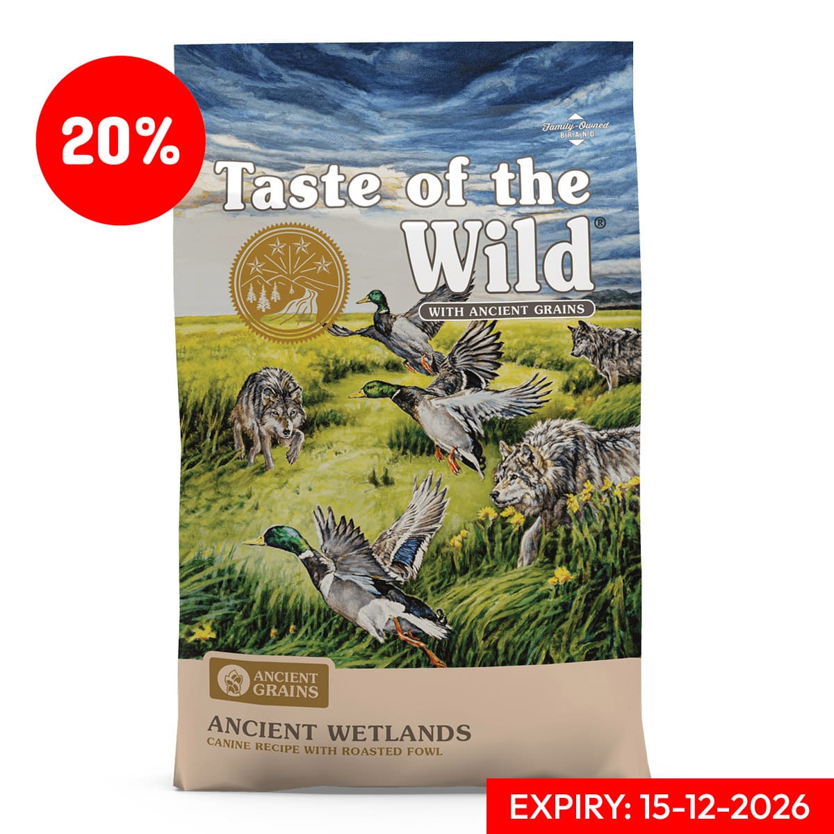Ancient Wetlands Canine Recipe - 2.27kg(5lbs)
