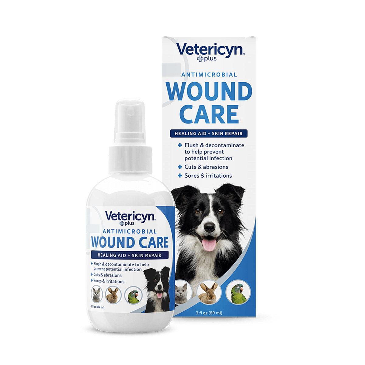 Vetericyn Plus® Antimicrobial All Animal Wound and Skin Care - 3oz
