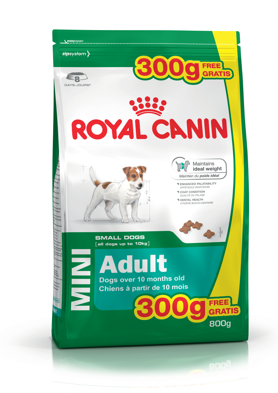 Royal Canin Size Health Nutrition Mini Adult 500g + 300g FREE
