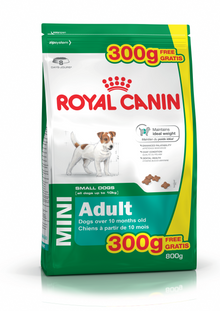 Royal Canin Size Health Nutrition Mini Adult 500g + 300g FREE